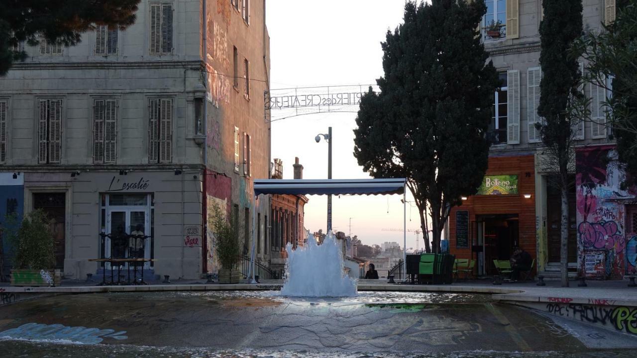 Quartier Des Createurs "La Plaine Cours Julien" Chambre Privee Dans Appartement Menage Frequent Des Parties Commune Марсель Экстерьер фото
